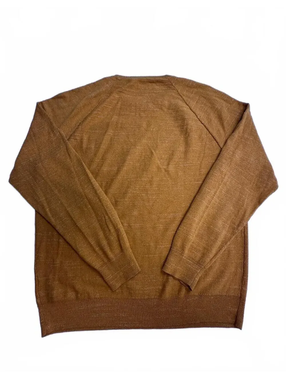 J.Crew Men's Large Cotton Crew Neck Sweater in Mustard